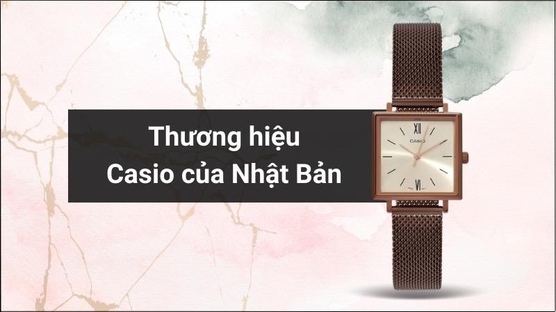 Đồng hồ CASIO 25mm Nữ LTP-E155MR-9BDF