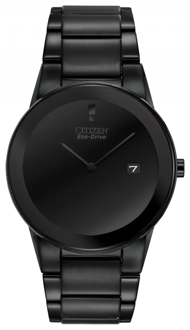 Citizen Men’s Eco-Drive Black Ion-Plated Axiom Watch AU1065-58E