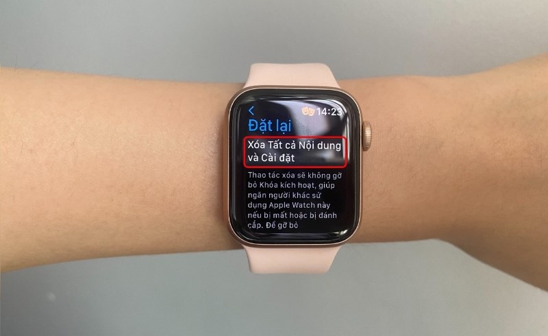 Apple Watch không hiển thị thông báo