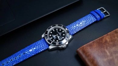 Dây đồng hồ da cá đuối