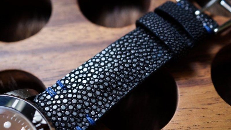 Dây đồng hồ da cá đuối