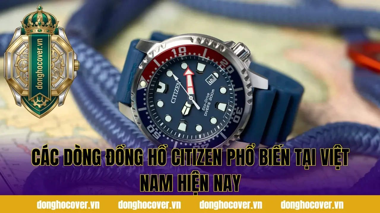 Các dòng đồng hồ Citizen phổ biến tại Việt Nam hiện nay