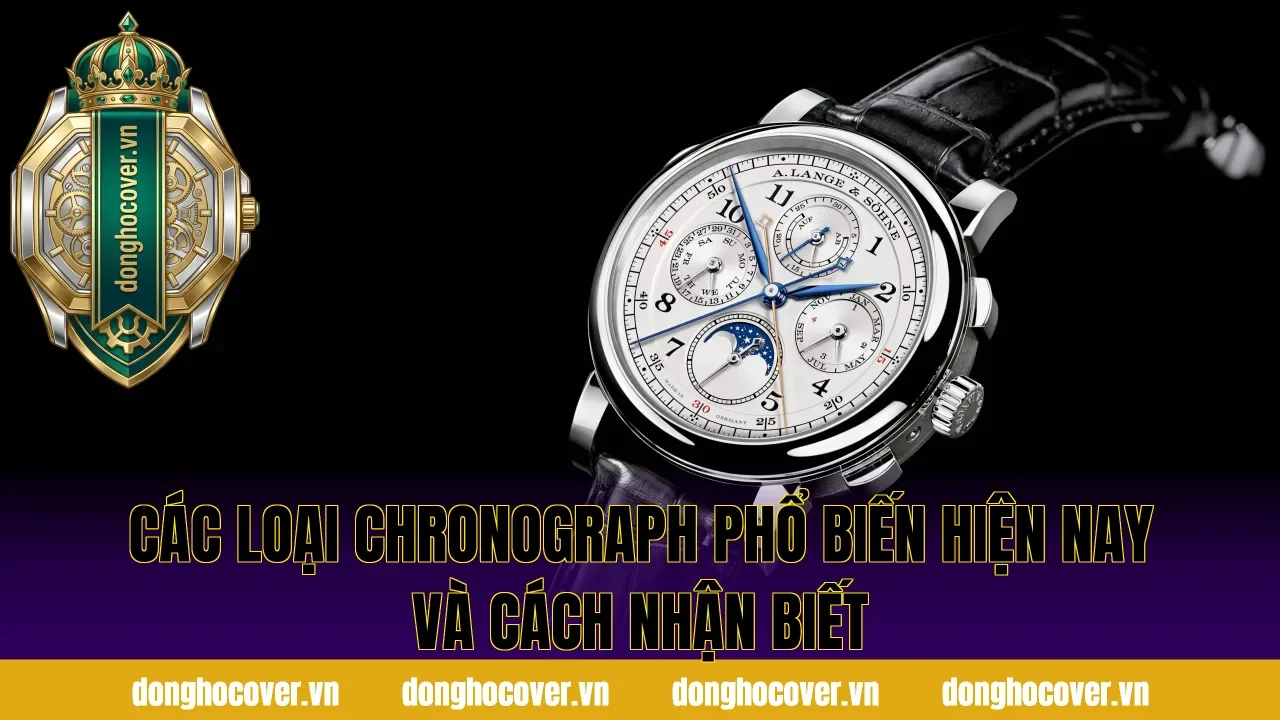 Các loại chronograph phổ biến hiện nay và cách nhận biết