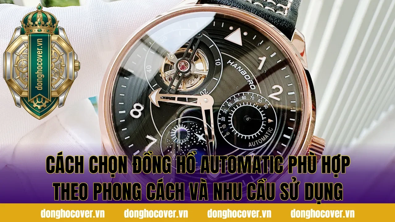 Cách chọn đồng hồ automatic phù hợp theo phong cách và nhu cầu sử dụng