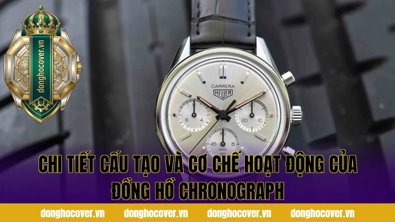 Chi tiết cấu tạo và cơ chế hoạt động của đồng hồ chronograph