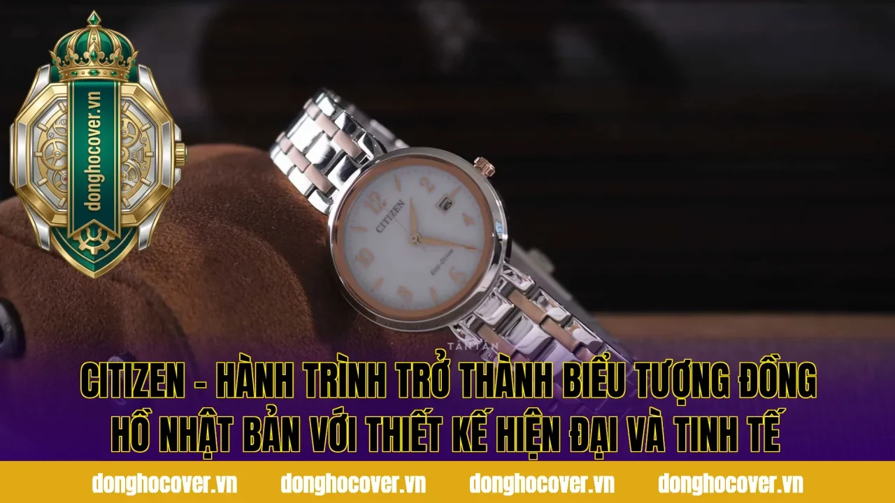Citizen – hành trình trở thành biểu tượng đồng hồ Nhật Bản với thiết kế hiện đại và tinh tế