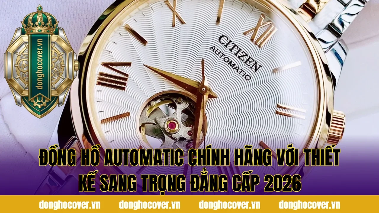 Đồng Hồ Automatic Chính Hãng Với Thiết Kế Sang Trọng Đẳng Cấp 2026