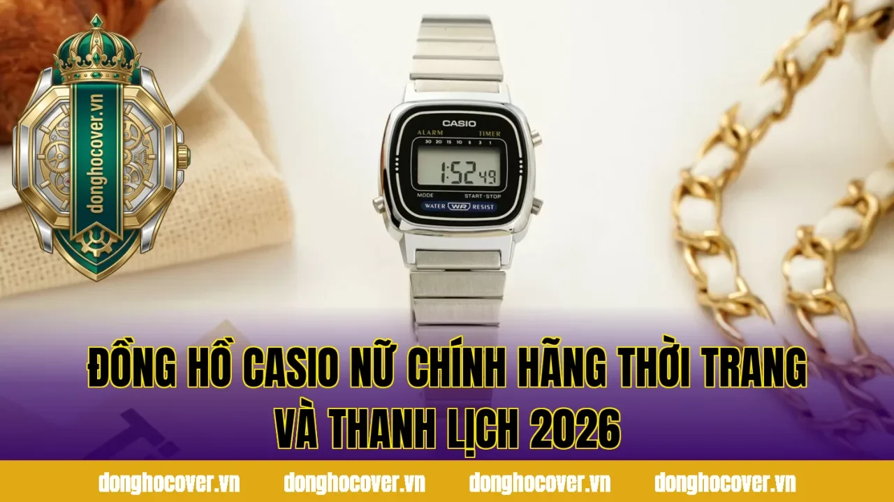 Đồng Hồ Casio Nữ Chính Hãng Thời Trang Và Thanh Lịch 2026
