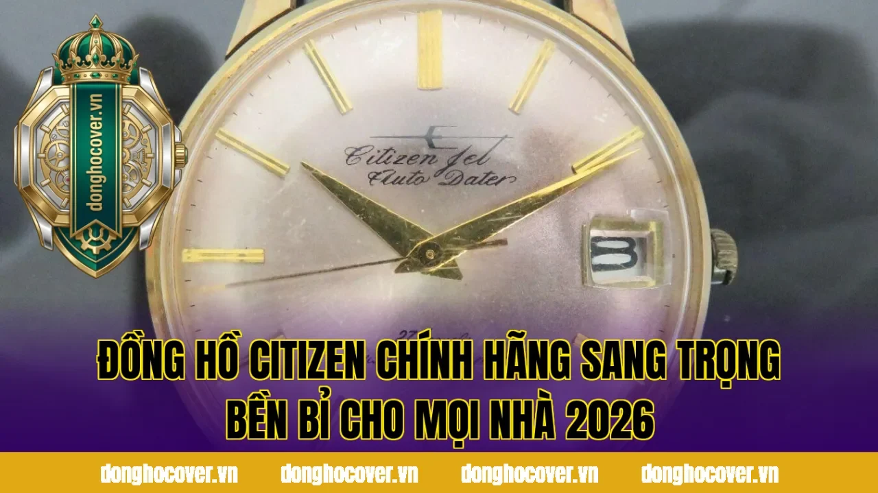 Đồng Hồ Citizen Chính Hãng Sang Trọng Bền Bỉ Cho Mọi Nhà 2026