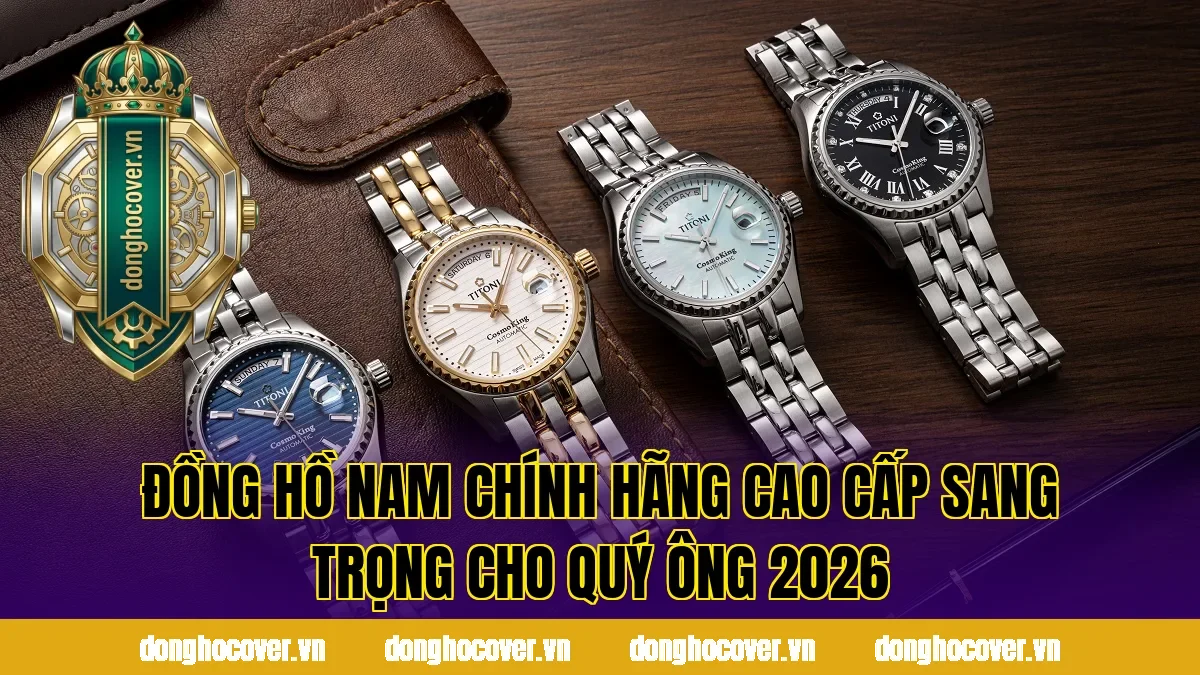 Đồng Hồ Nam Chính Hãng Cao Cấp Sang Trọng Cho Quý Ông 2026