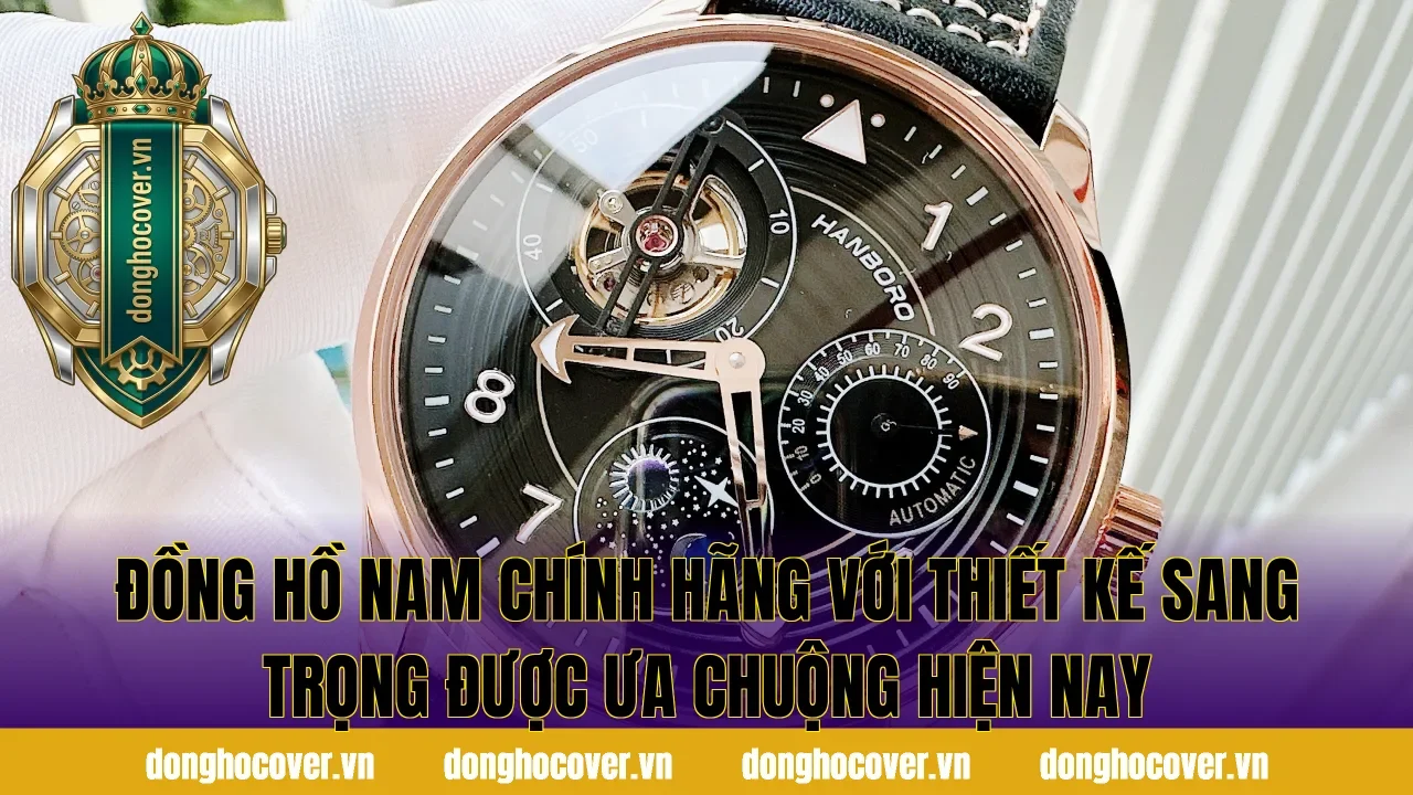 Đồng hồ nam chính hãng với thiết kế sang trọng được ưa chuộng hiện nay