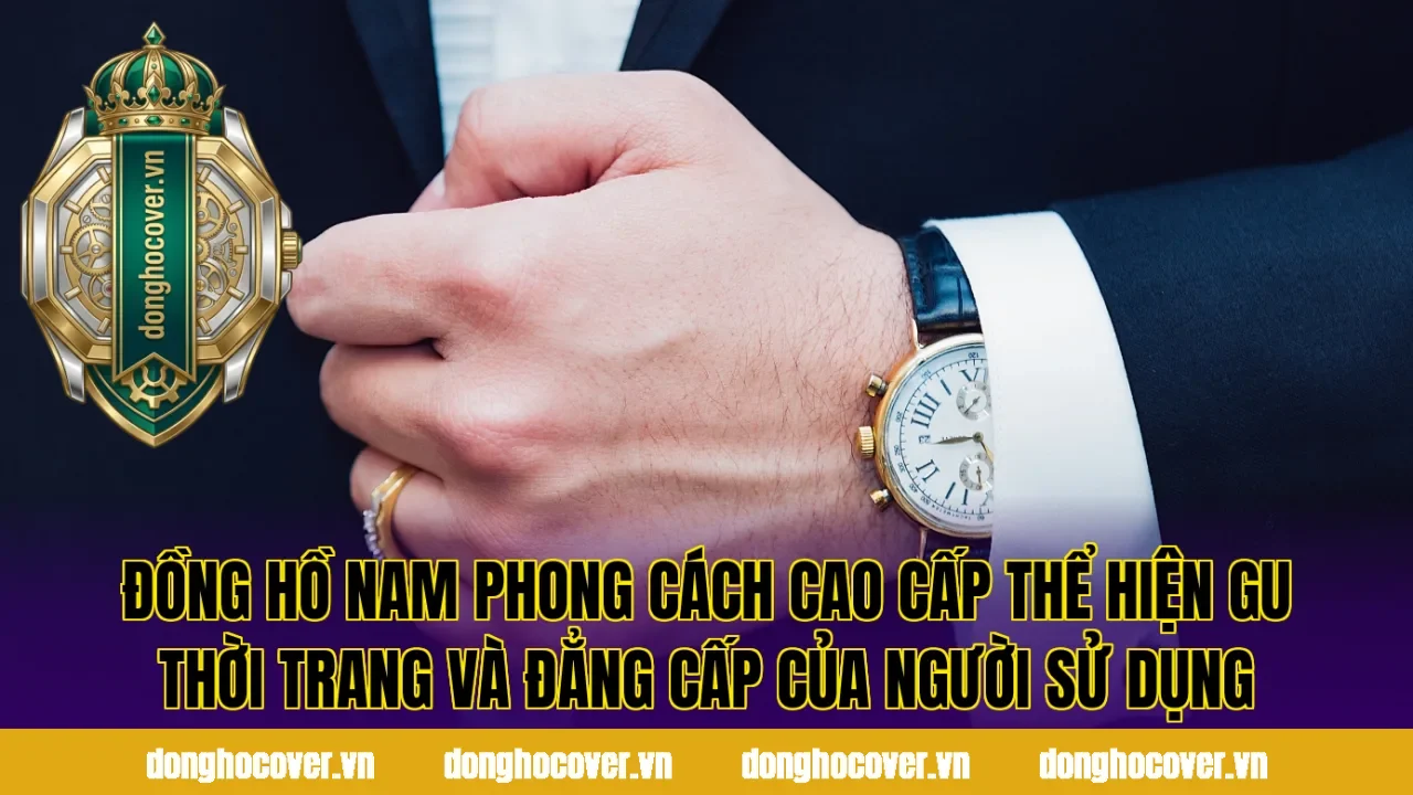 Đồng hồ nam phong cách cao cấp thể hiện gu thời trang và đẳng cấp của người sử dụng