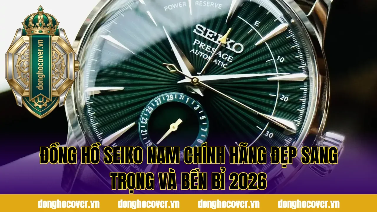 Đồng Hồ Seiko Nam Chính Hãng Đẹp Sang Trọng Và Bền Bỉ 2026