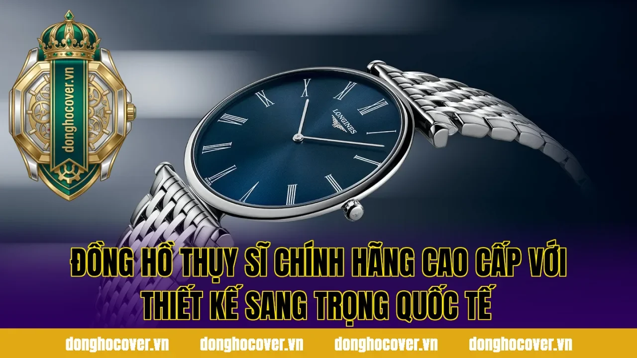 Đồng Hồ Thụy Sĩ Chính Hãng Cao Cấp Với Thiết Kế Sang Trọng Quốc Tế