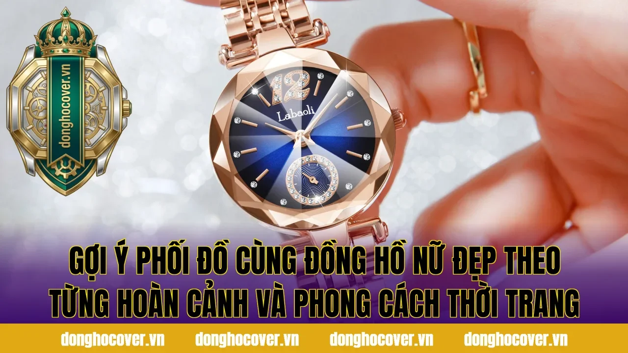 Gợi ý phối đồ cùng đồng hồ nữ đẹp theo từng hoàn cảnh và phong cách thời trang