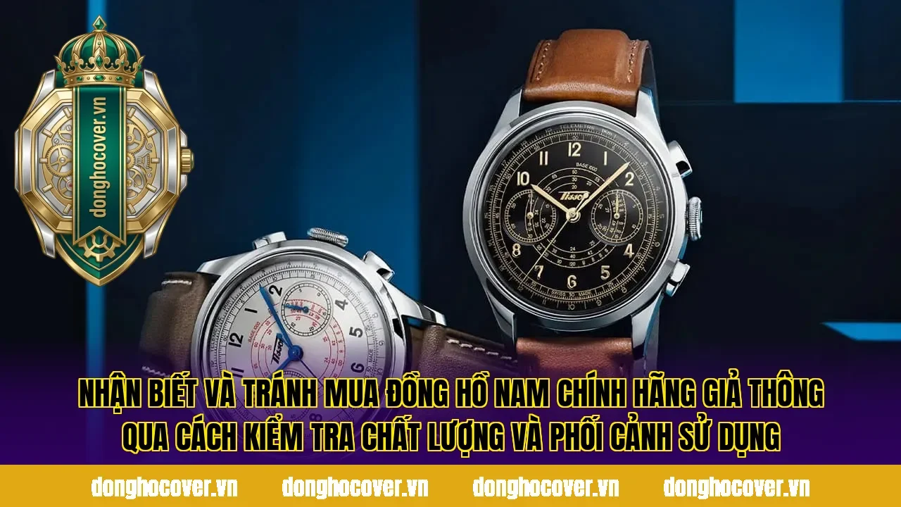 Nhận biết và tránh mua đồng hồ nam chính hãng giả thông qua cách kiểm tra chất lượng và phối cảnh sử dụng