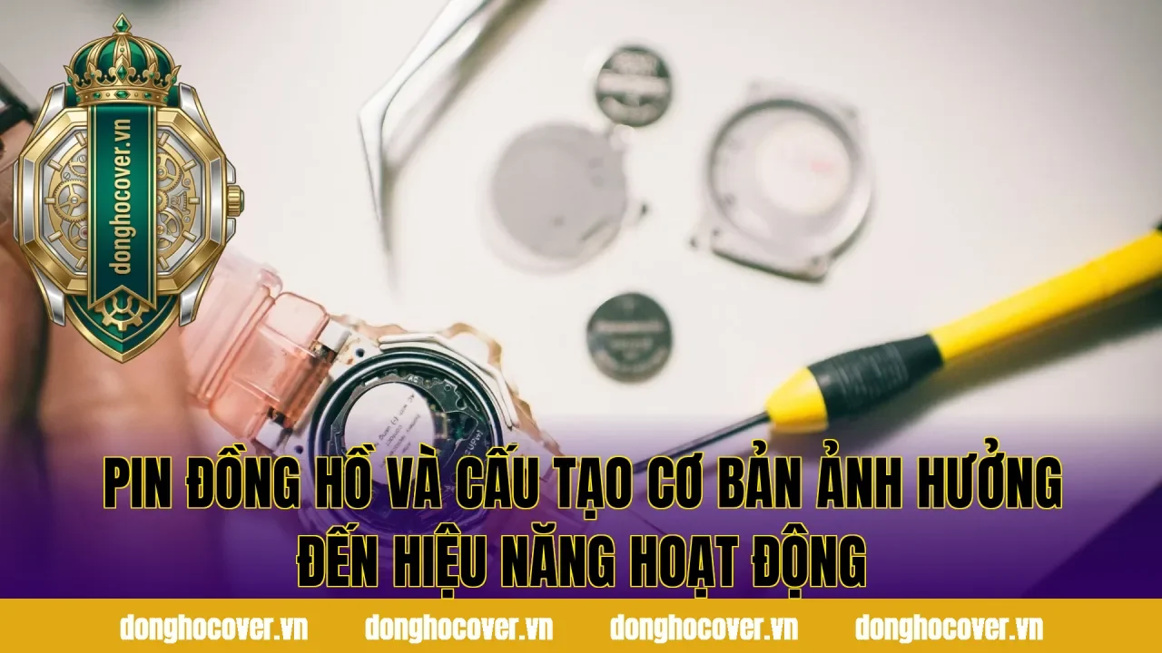 Pin đồng hồ và cấu tạo cơ bản ảnh hưởng đến hiệu năng hoạt động