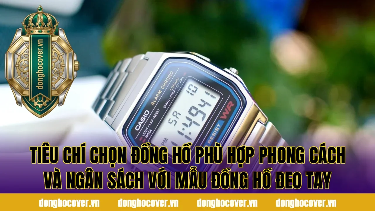 Tiêu chí chọn đồng hồ phù hợp phong cách và ngân sách với mẫu đồng hồ đeo tay