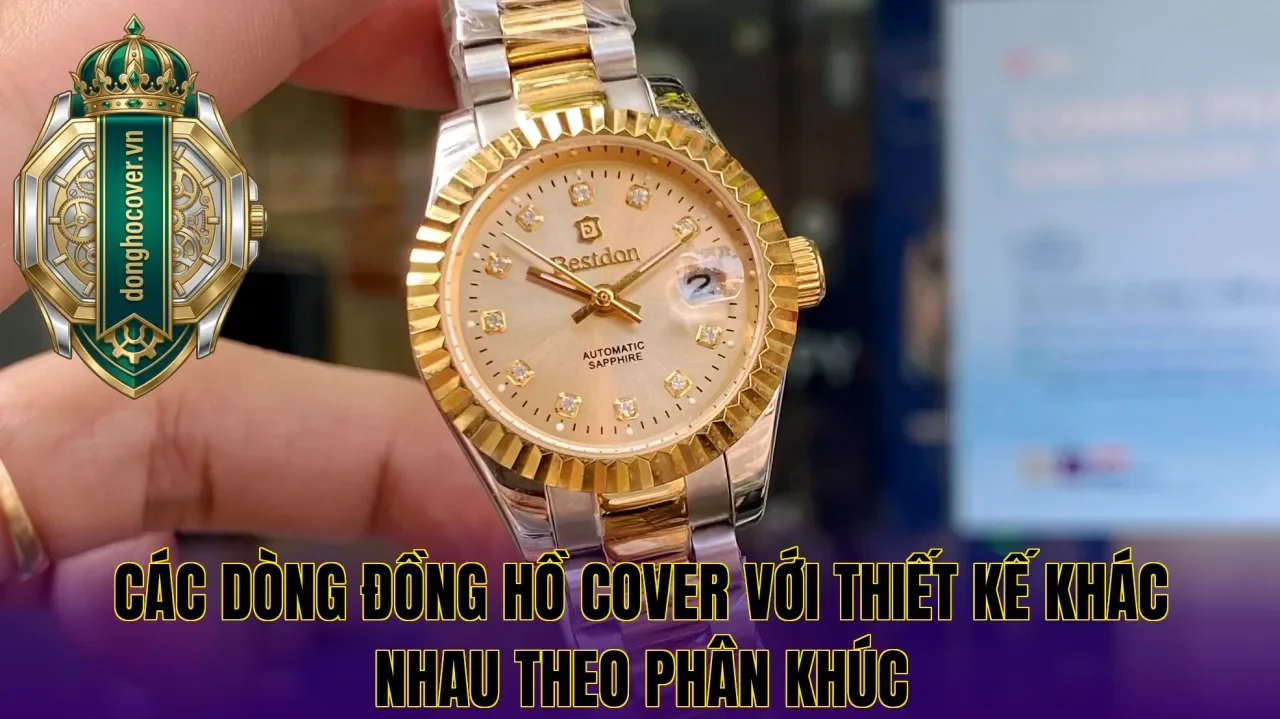 Các dòng đồng hồ Cover với thiết kế khác nhau theo phân khúc