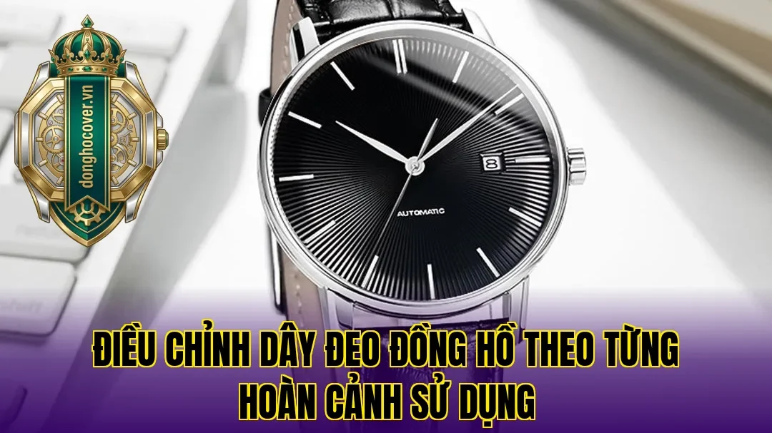 Điều chỉnh dây đeo đồng hồ theo từng hoàn cảnh sử dụng