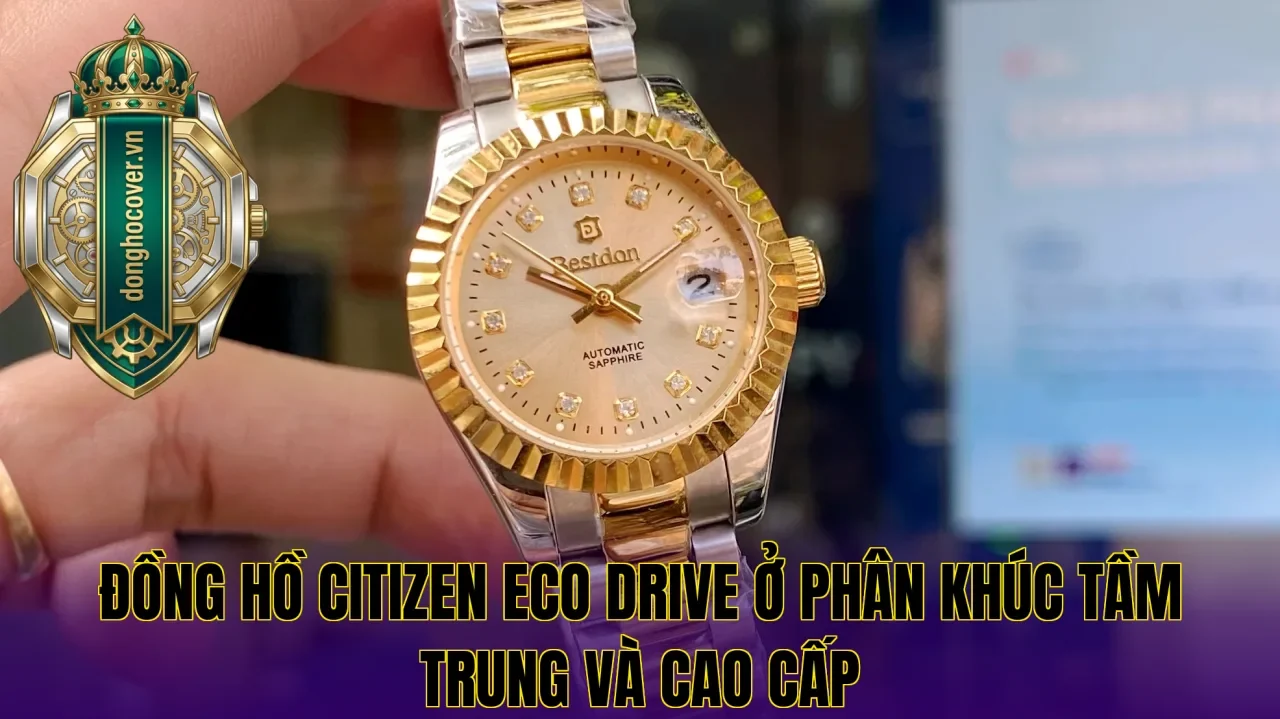 Đồng hồ Citizen Eco Drive ở phân khúc tầm trung và cao cấp
