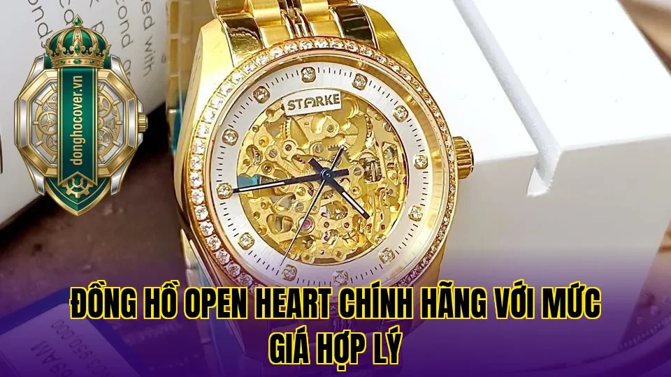 Đồng hồ Open Heart chính hãng với mức giá hợp lý