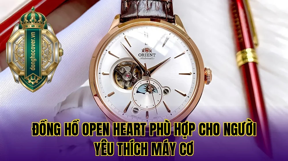 Đồng hồ Open Heart phù hợp cho người yêu thích máy cơ