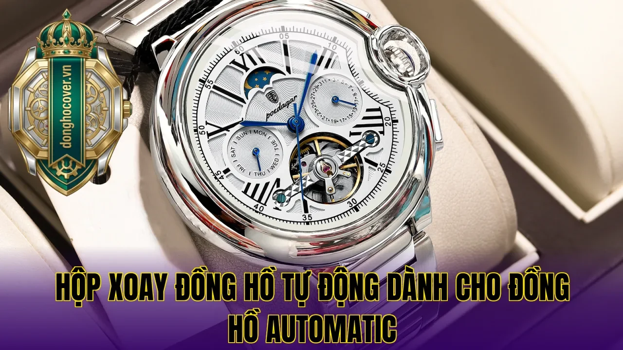 Hộp xoay đồng hồ tự động dành cho đồng hồ automatic