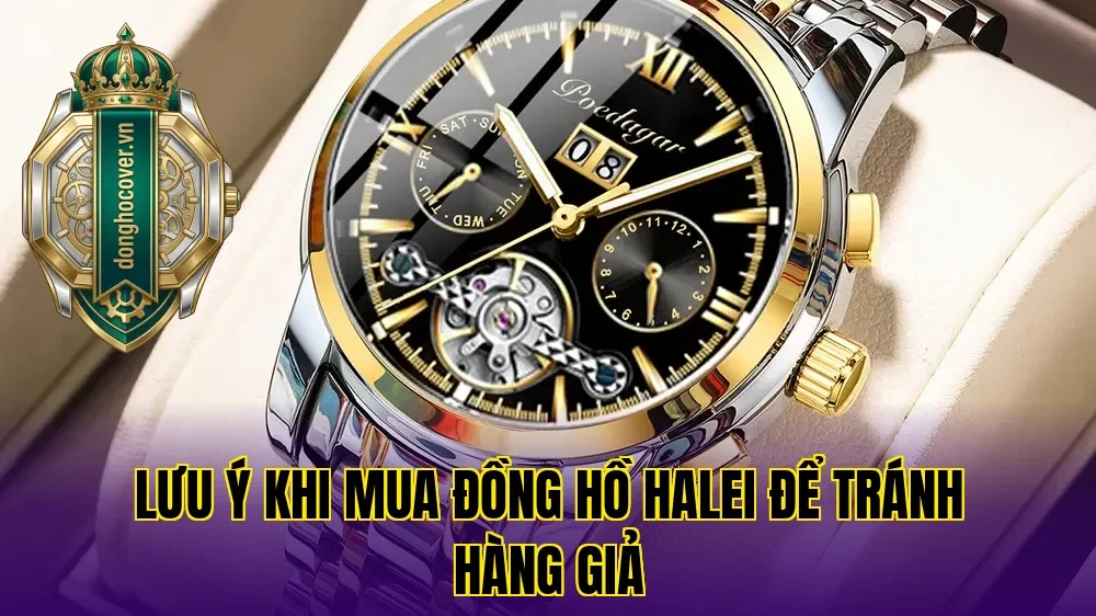Lưu ý khi mua đồng hồ Halei để tránh hàng giả