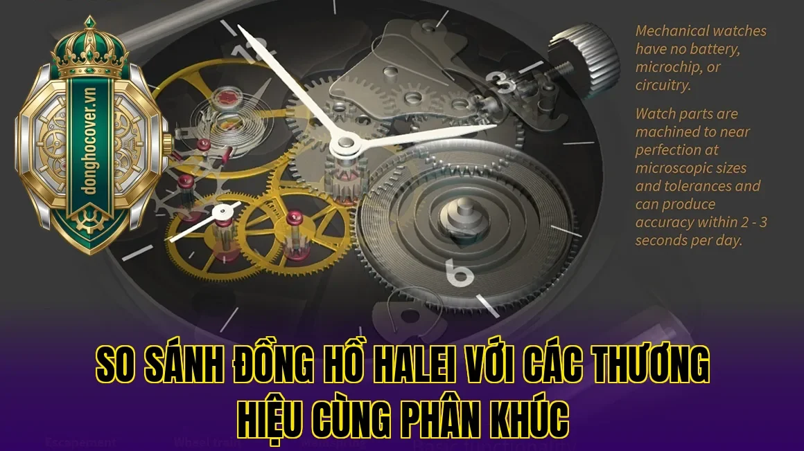 So sánh đồng hồ Halei với các thương hiệu cùng phân khúc