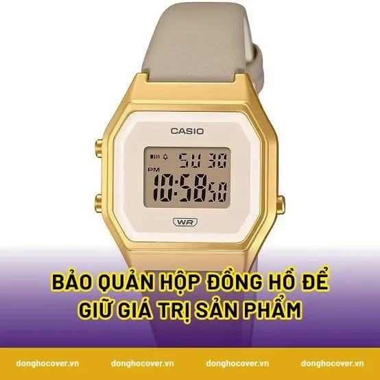 Bảo quản hộp đồng hồ để giữ giá trị sản phẩm