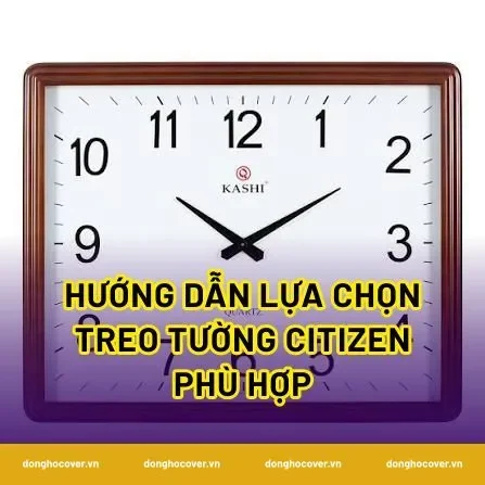 Hướng dẫn lựa chọn treo tường citizen phù hợp
