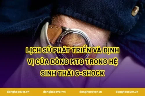 Lịch sử phát triển và định vị của dòng MTG trong hệ sinh thái G-Shock