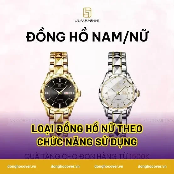 Loại đồng hồ nữ theo chức năng sử dụng