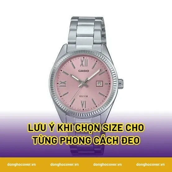 Lưu ý khi chọn size cho từng phong cách đeo