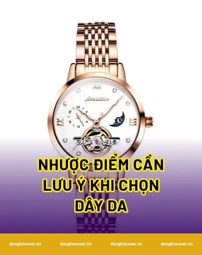 Nhược điểm cần lưu ý khi chọn dây da